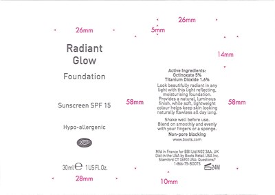 Radiant Glow Fdn Bottle Labels (Radiant Glow Fdn Bottle Labels)
